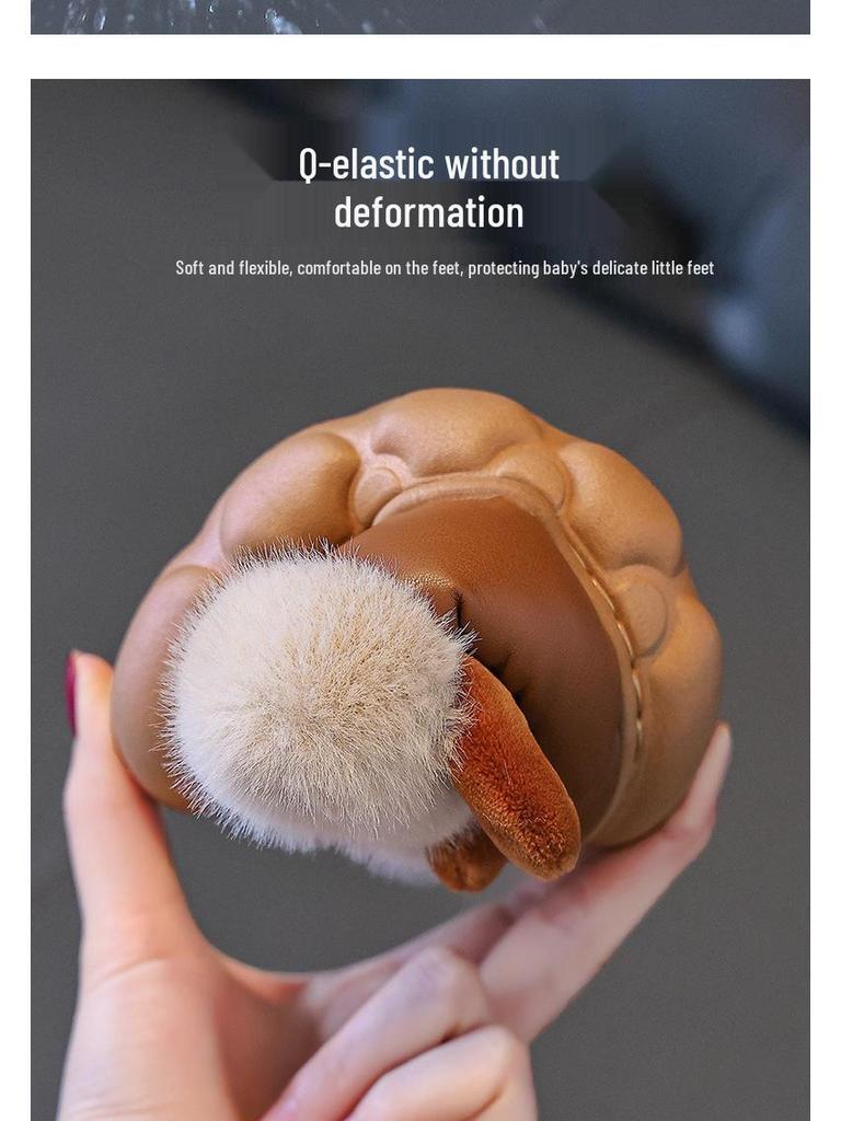 2025 Winter Children's Cartoon Cotton Slippers: Cute, Warm, Non-Slip, Waterproof for Boys and Girls Ages 1-9.