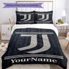 Juventus Customize Your Name Bedding Set Breathable Duvet Cover with Pillowcases Home Decoration Birthday Gift
