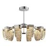 Luxury Chrome Crystal Chandelier Luster Led Ceiling Chandeliers for Villa Living Dining Room Bedroom Postmodern Home Decor