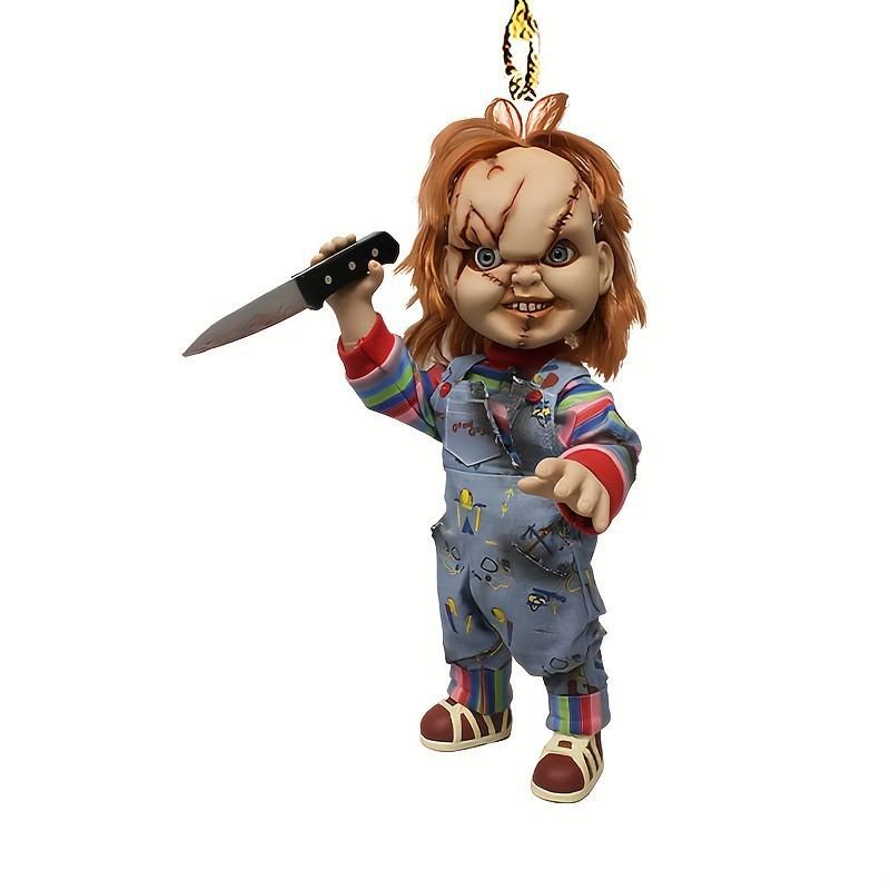

Car Pendant Horror Movie Car Decoration Swing Hanging Pendant Rearview Mirror Ornament Interior Accessories Halloween Gift Toy