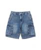 UCLA Unisex Denim Cargo Shorts [Indigo] (Ua4Dp89_04)