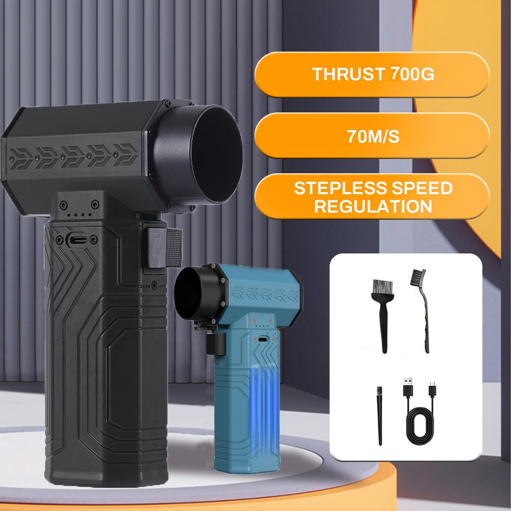 200000RPM Powerful Duster 600g Thrust Mini Turbo Jet Fan 70m/s Wind Speed Powerful Air Blower Brushless Snow Removal Air Dryer