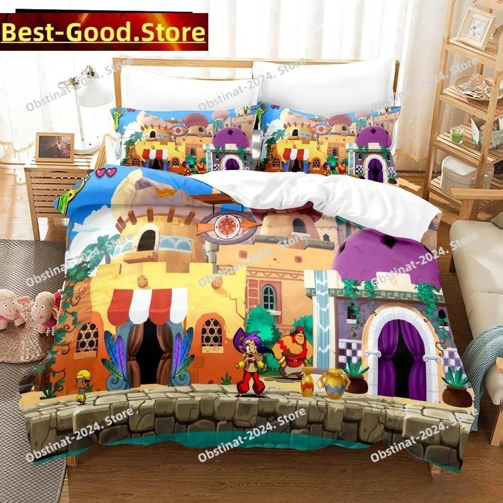 New Shantae Half-Genie Hero Bedding Set Duvet Cover Full Queen King Size Pillowcase Bed Printed Aldult Kid Bedroom Single Twin