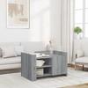VidaXL Coffee Table Sonoma Grey 80x50x50 Cm Engineered Wood, Side Table, Living Room Table, Accent Table, End Table 848358