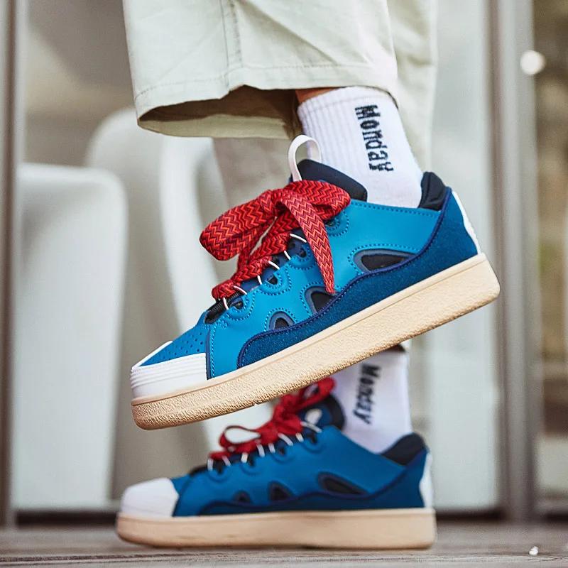 High Quality New Men Casual Shoes SoftLeather Outdoor Sneakers Anti Slip Fashion Running Shoes Comfort Multifunctional Shoes