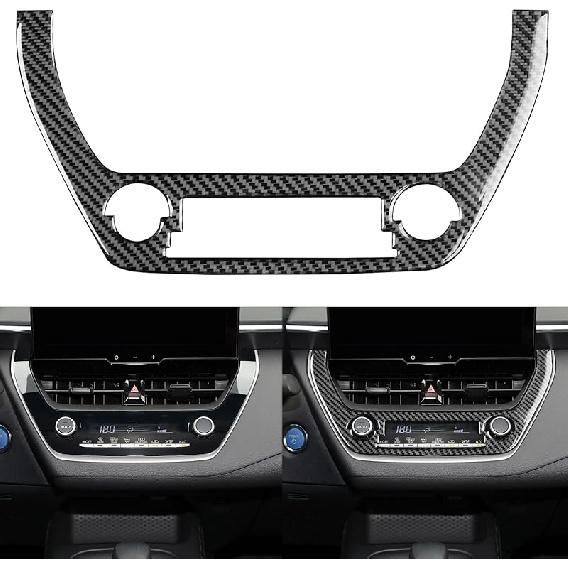 NVCNX Real Premium Carbon Fiber for Toyota Corolla & Cross -2026    2024 2025 Hybrid Hatchback L LE XLE SE XSE FX Dash Dashboard Panel Cover Interior
