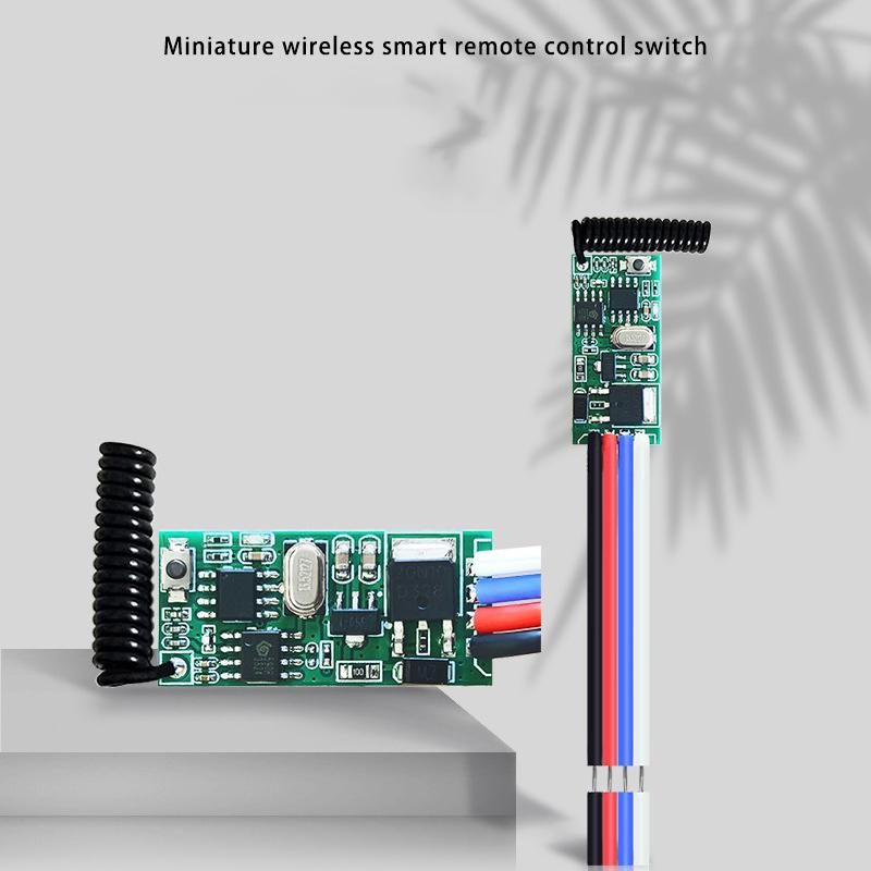 433Mhz DC 5-24V 1 Kanal Mini Relais Drahtlose RF Fernbedienung LED Lampensteuerung Schalter Mikro-Empfänger Sender