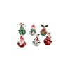 Santa Claus/Snowman/Elk Snowman Christmas Tree Pendant Cute Xmas Tree Pendant  New Year