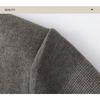 Men S Thick Striped Round Neck Long Sleeve Knitted Pullover Sweater Business Casual