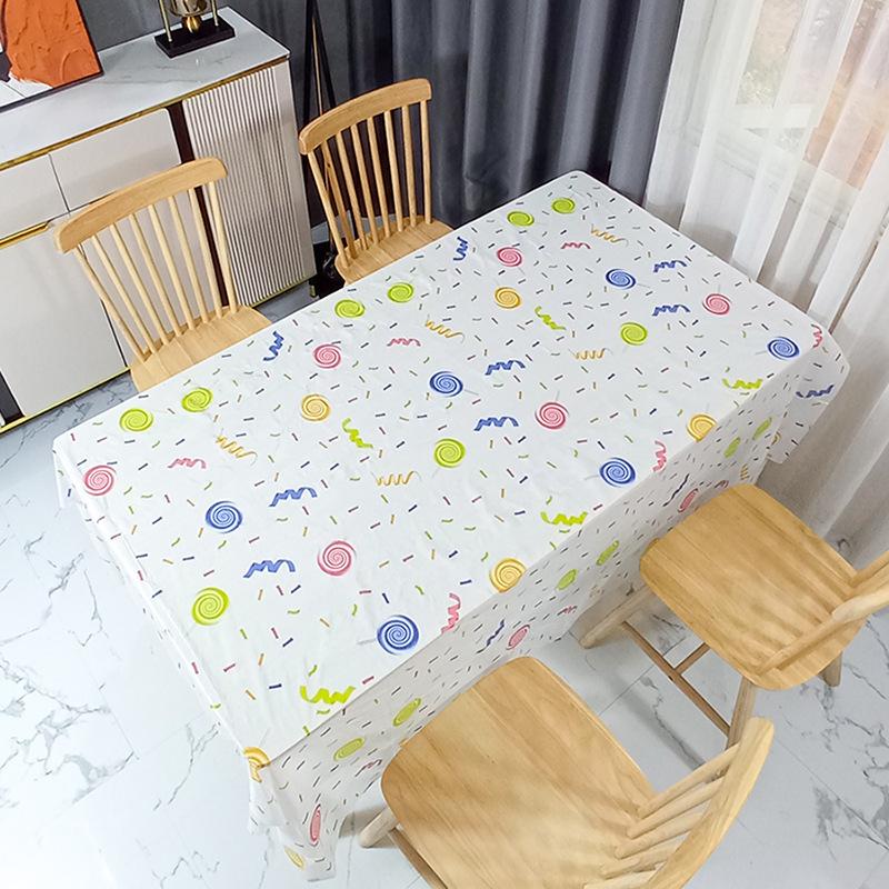 Sheng Bangrong Rectangular Disposable Tablecloth for Dining, Catering, Hotel, Restaurant, Birthday, and Kindergarten Use