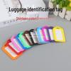 PP Plastic Airplane Boarding Pass Luggage Tag - Suitcase & Bag Name Label Accessory
