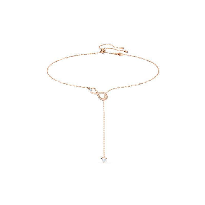 Swarovski Hyperbola Series SWA INFINITY Eternal Love Y-Shape Chain Necklace Women s 5521346