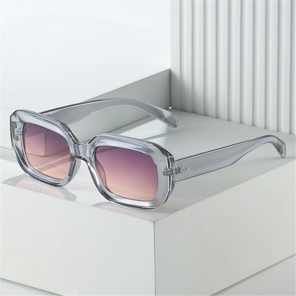 Retro Classic Rectangle Sunglasses for Women Small Narrow Square Frame Sun Glasses UV 400 Protection Cycling Driving Eyewear