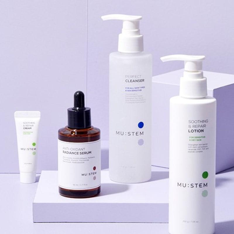 [Mustem] Muse Recommended Radiance Set Light (Cleanser 200g, Lotion 200g, Vitamin Serum 50mL, Cream 10g)