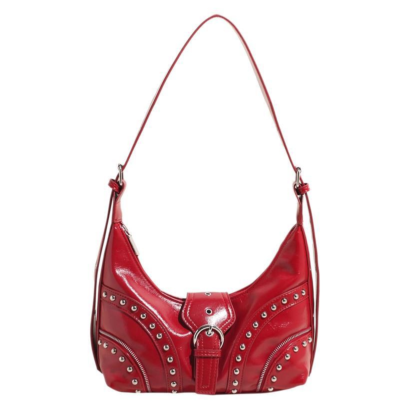 Fashion Retro Design Spice Girl Underarm Bag Women's 2025 Winter New Large-capacity Tote Messenger Bag