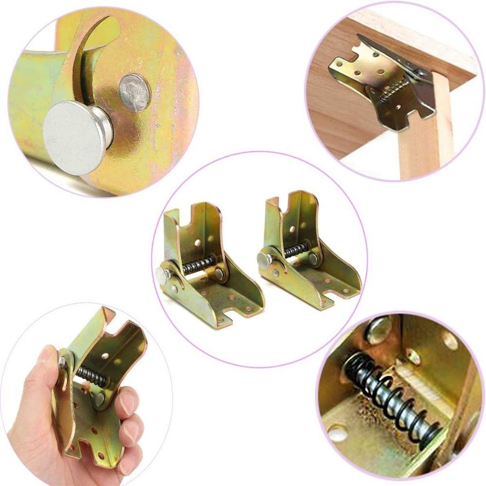 Table Connector Folding Table Legs Hinges Foldable Folding Table Leg Bracket Durable   Coffee Table