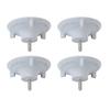 4pcs Elder Shower Chair Replacement Feet Large Suction Cups Rubber Sliplessbath Chair Replacement Feet