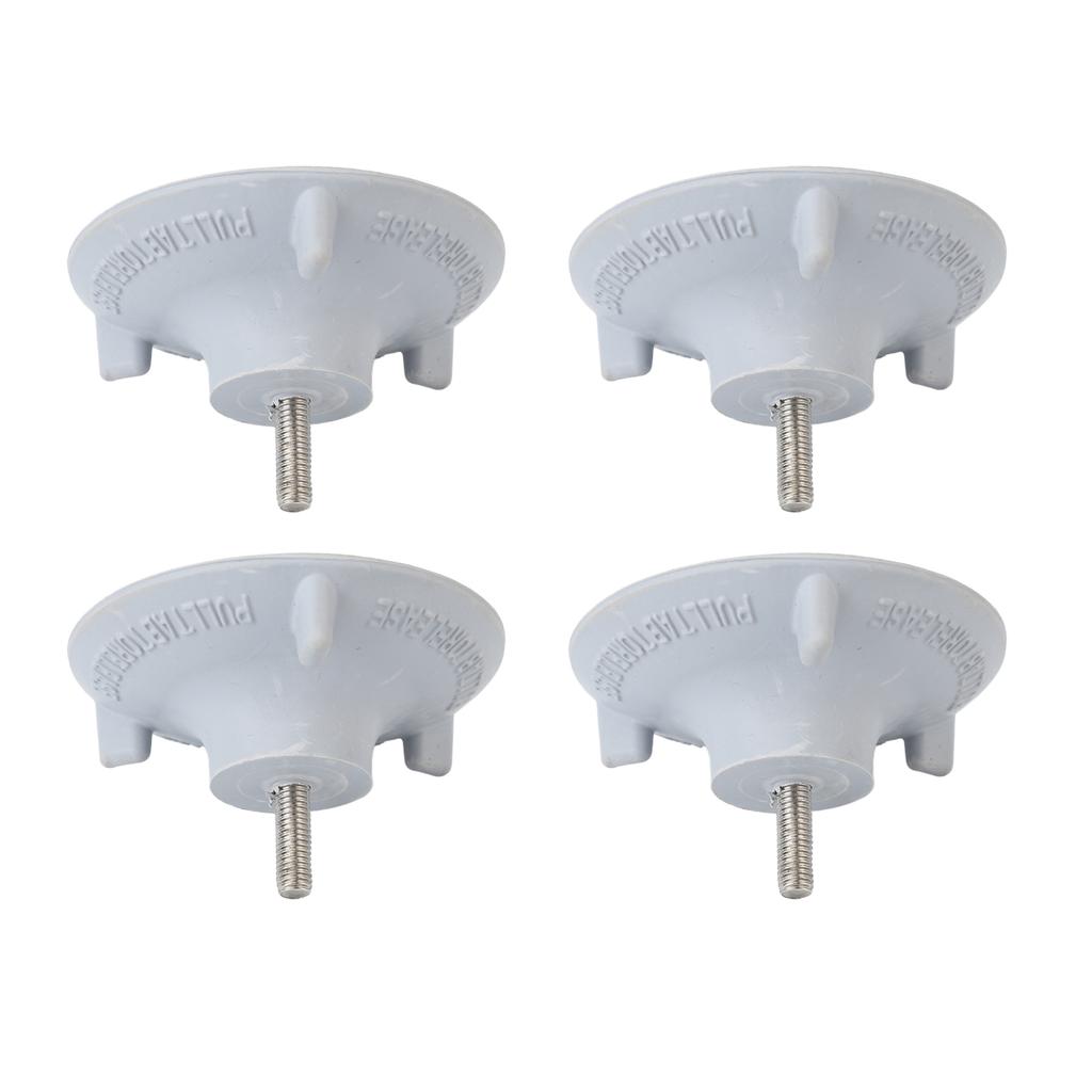 4pcs Elder Shower Chair Replacement Feet Large Suction Cups Rubber Sliplessbath Chair Replacement Feet