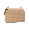 Michael Kors MK Soho Quilted Flap Commuter Solid Color Lambskin Crossbody Bag Women Bags Camel 30H0G1SL1T-222