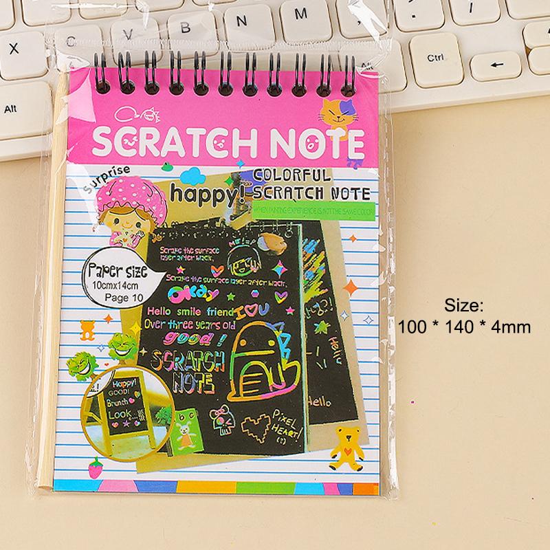 

1 комплект детской радужной бумаги для скретч-печати своими руками, волшебная бумага для скретч-печати своими руками, набор для самостоятельного изготовления, подарки на день рождения