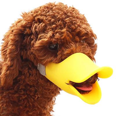 Evcil Köpekler İçin Silikon Ördek Gagası Maskeleri Anti-ısırık ve Havlamayı Durdurma Küçük ve Büyük Köpek Ağız Kapakları, Giysiler, Yaka Aksesuarları