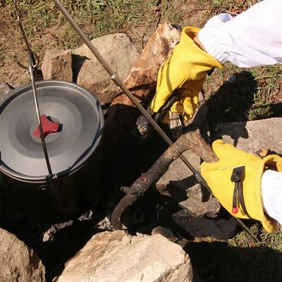 Cowhide Riding Gloves: Motorcycle, Rock Climbing, Gardening, Puncture-Resistant, Protective Welders' Gloves