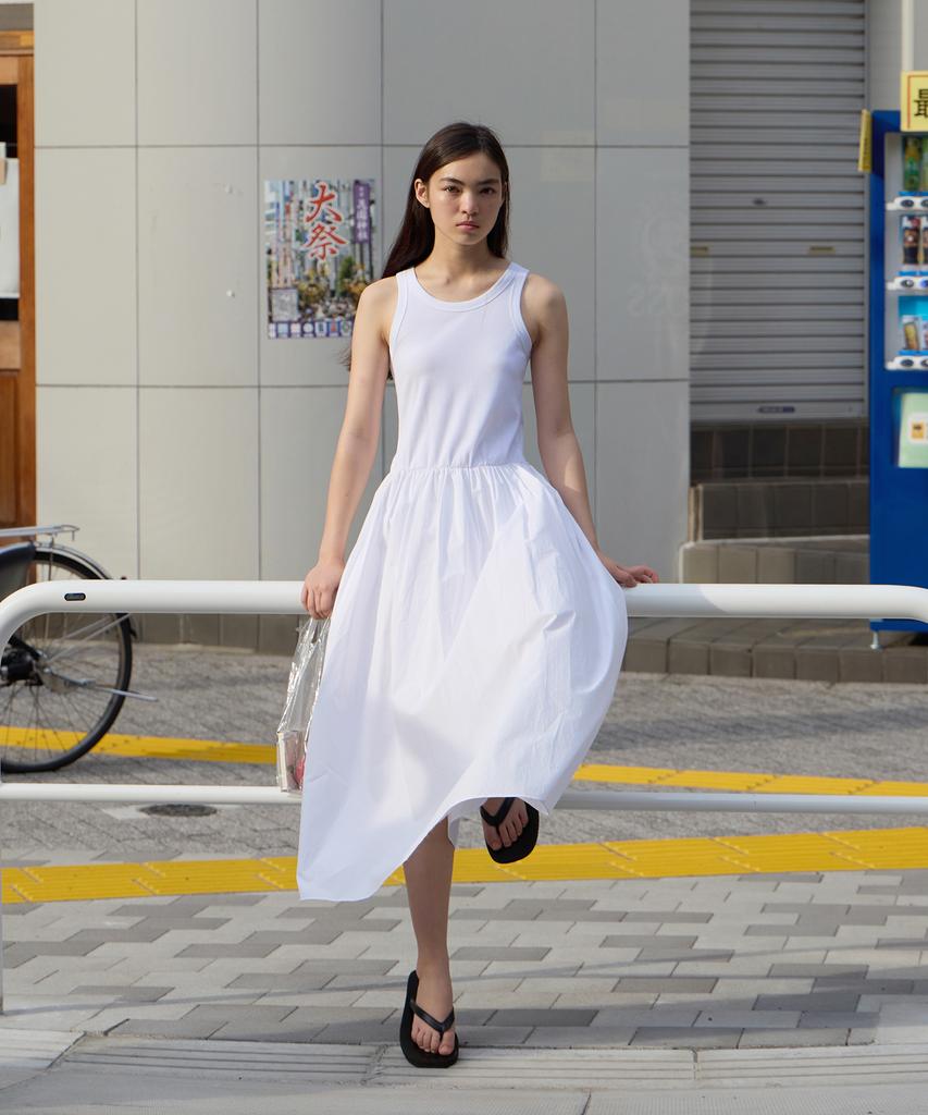 Leuba Cotton Sleeveless Dress - Off White