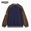 MQD Boys' Academy Style Baseball Collar Jacket