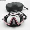 Professional Adult Silicone Waterproof Diving Mask Diving Mirror Anti Fog Floating Diving Set Large Frame Deep Set