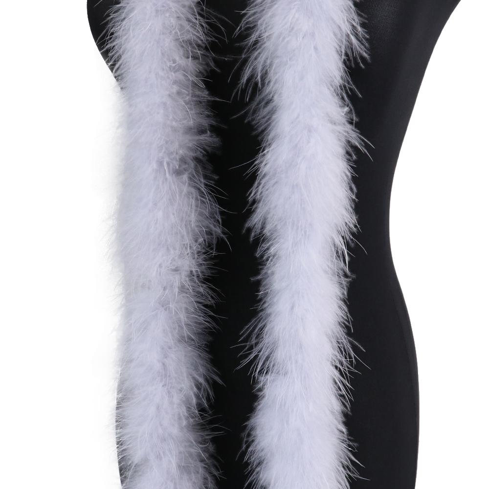 20G Měkké Marabu Peří Boa Pro Šperkařské Řemesla Doplňky Svatba Party Dekorace Pódiové Rekvizity Nadýchané Krůtí Peří