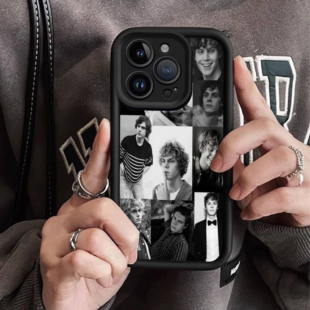 

Чехол для телефона американского актера Эвана Питерса для IPhone 17 16 15 14 13 12 11 Pro Max Mini Plus Мягкая задняя крышка из ТПУ iPhone 16pro max