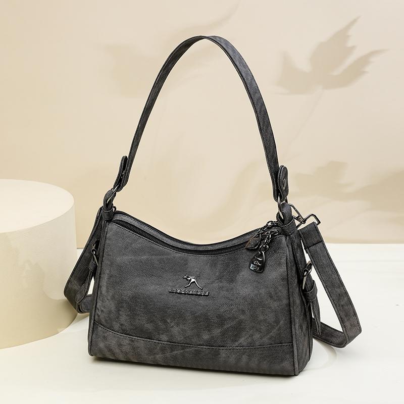 Women's Shoulder Bag Multi-layer Vintage Mother Bag