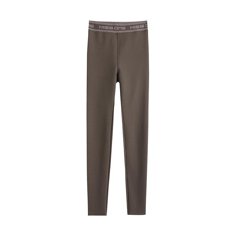 German Velvet High-waisted Letter Shark Pants Keep Warm In Autumn and Winter, Wear Cold-proof and Thin Leggings for Women