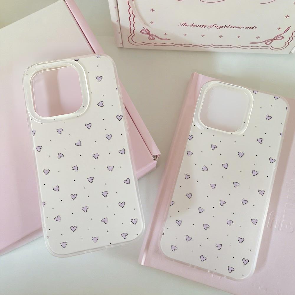 Painted Phone Case for iPhone 12 13 15 16 iPhone 16 12 13 14 15 Pro  14 15 16 Pro Max Coverage Shockproof Anti-Fingerprint Fresh Style Protective Case