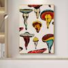 Funny Mushroom Aesthetic Poster Print Retro Canvas Painting Vintage Wall Picture For Modern Bedroom Room Home Decoration Unframe