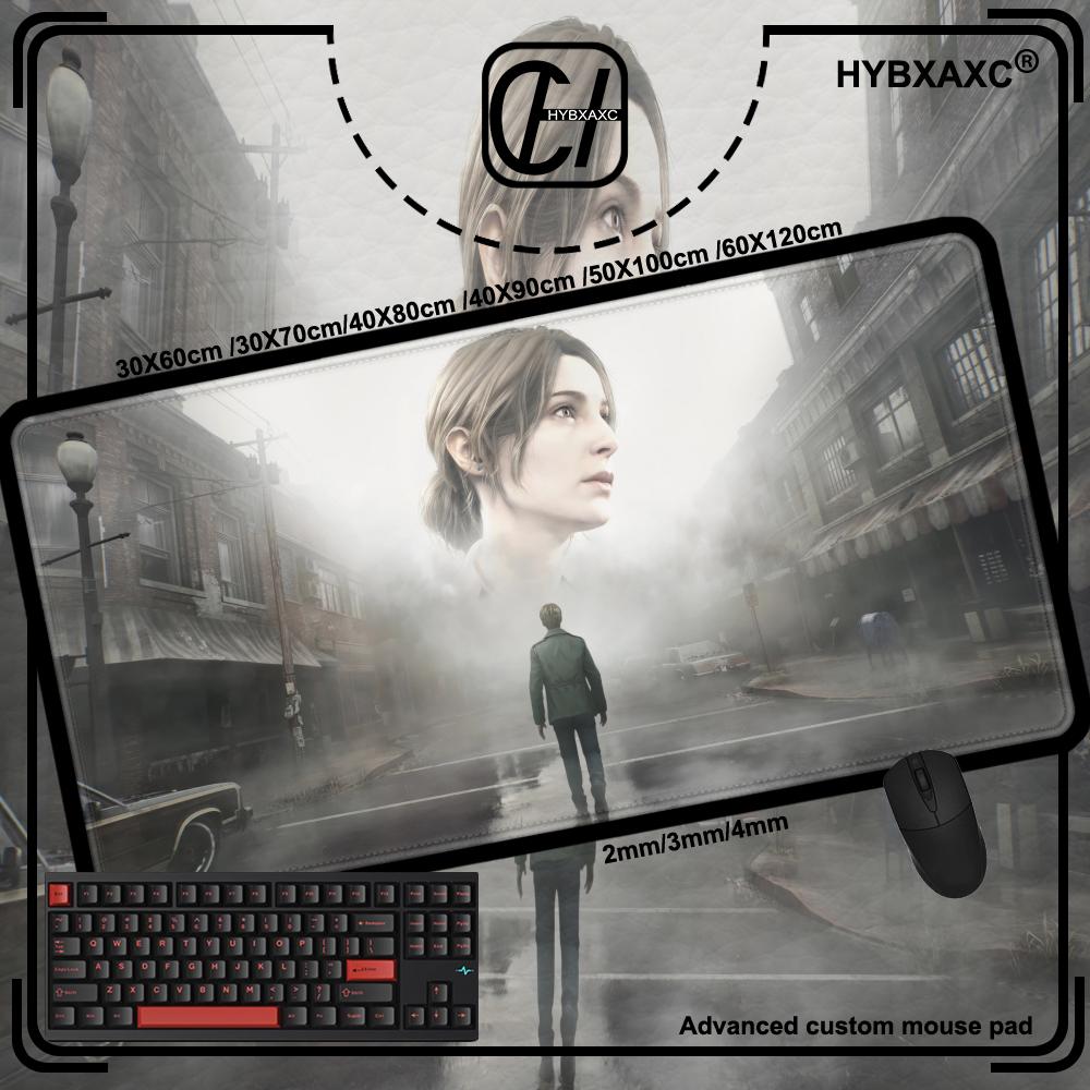 S_silent Hill 2 Mouse Pad Floor Mat Mousepad Large Gaming Compute Gamer PC Keyboard Mouses Mat XXL 1200x600mm Mouse Pad