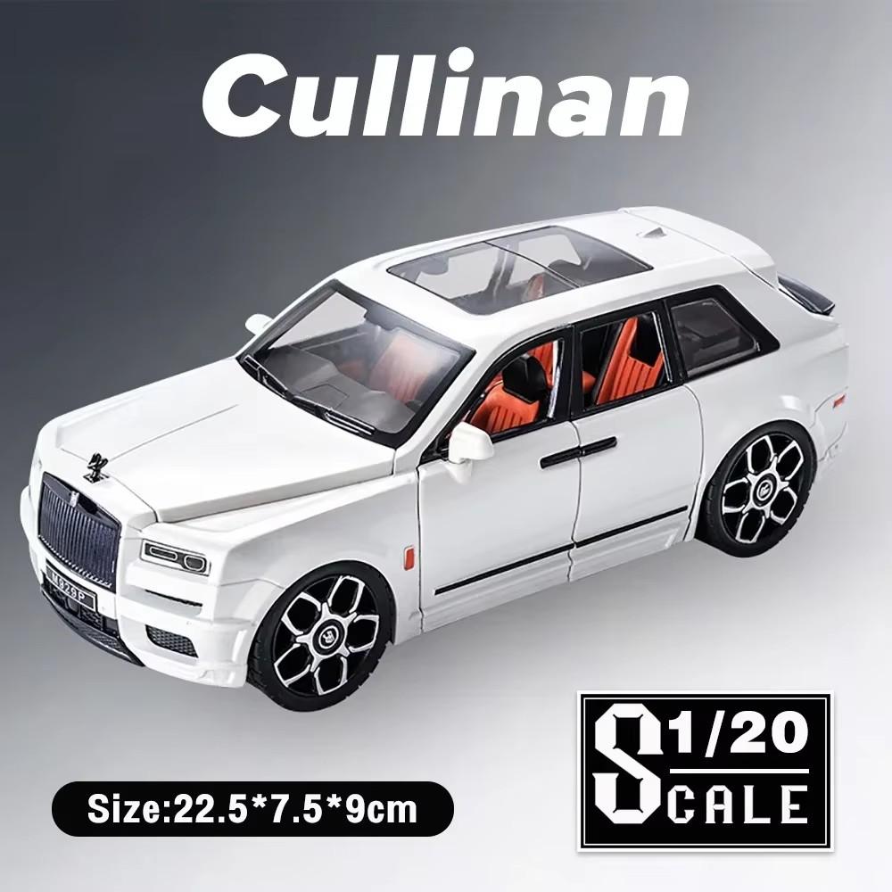 1:20 Rolls Royce Cullinan Alloy Diecast Motor Home Model Toys Car Doors Opened Sound Light Pull Back Vehices Kid's Birthday Gift