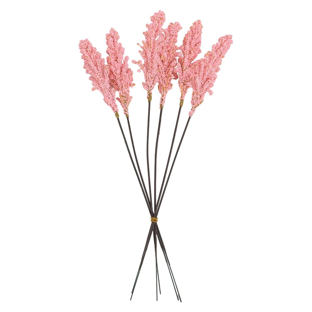 Vanilla Mini Foam Berry Spike Bouquets for Home Decoration (6PCS)