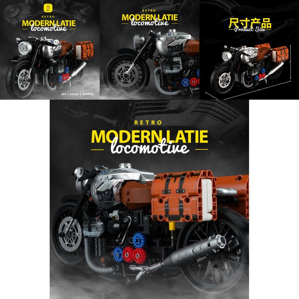 Motorrad ABS Kunststoff Bausteine Für Kinder Für DIY Bau Spaß