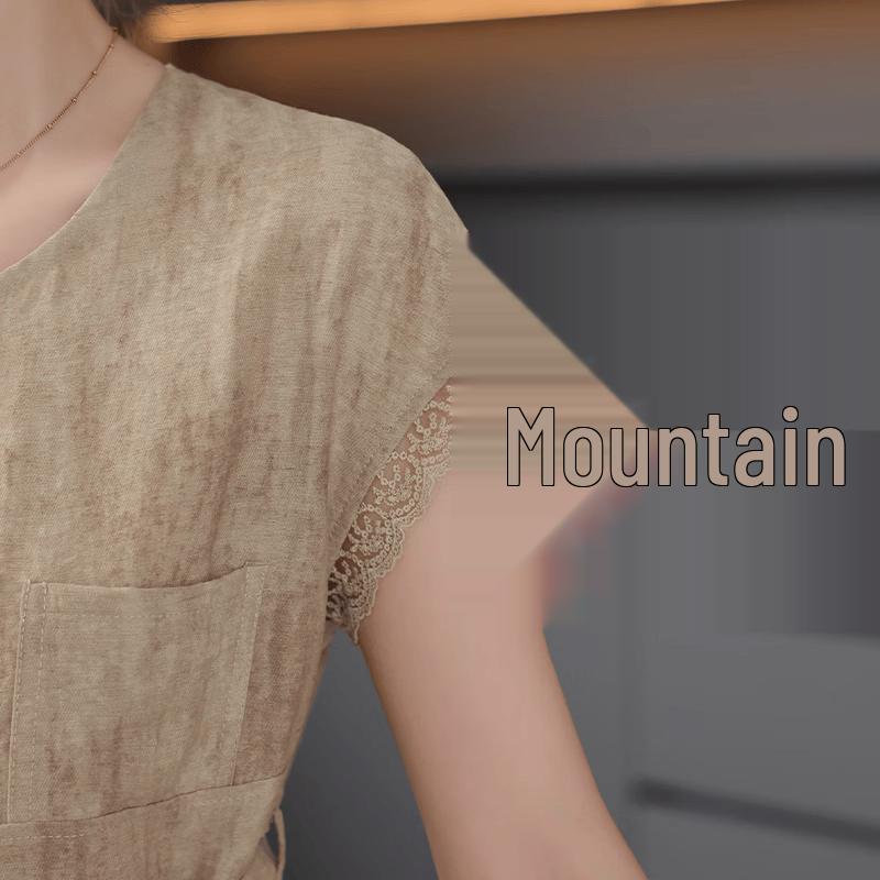 Women's Summer Short Sleeve Wide-Leg Pants Set