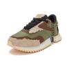 Kappa Retro Deconstructed Casual Low-Top Running Shoes Unisex sneakers Green Brown Black K0CZ5MM06-3994