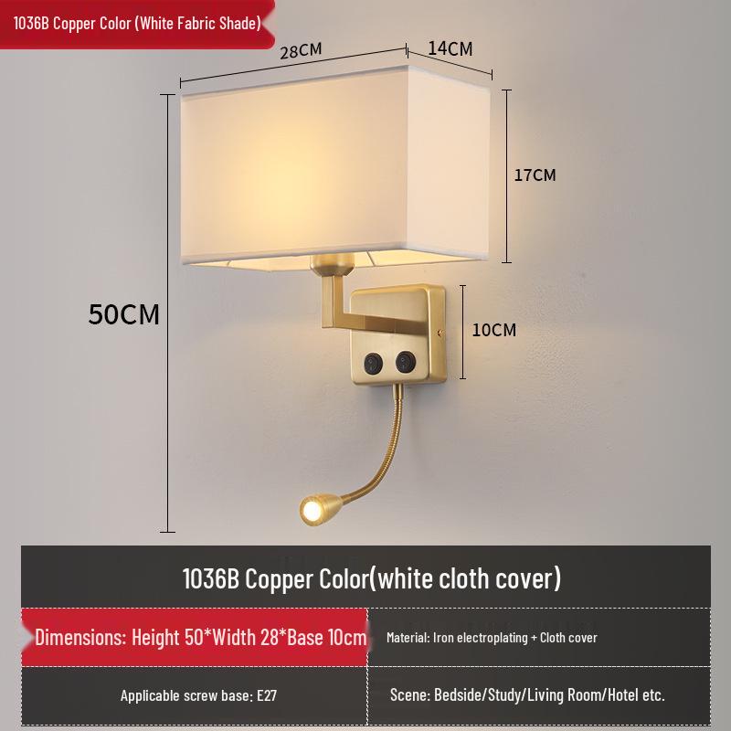 European Style LED Wall Lamp for Bedroom or Living Room