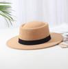 Wool Top Hat Women'S Autumn And Winter Extended Brim Hat French Retro Warm Jazz Hat Manufacturer