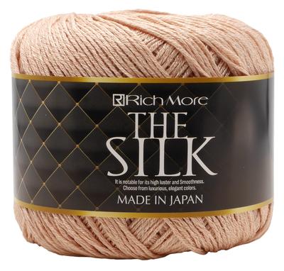 Richmore The Silk Handstrickgarn Mittel Hell 3096, Fein, Col. 104, Orange, 25g, Ca.. 95m,
