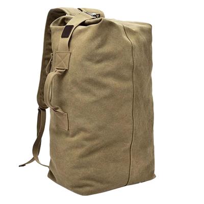 Mochila Lunari, Bolsa de Viagem Militar, Mochilão Grande, Mochila Masculina, Bolsa para Exterior, Design Simples, G, Bege (L, Bege)
