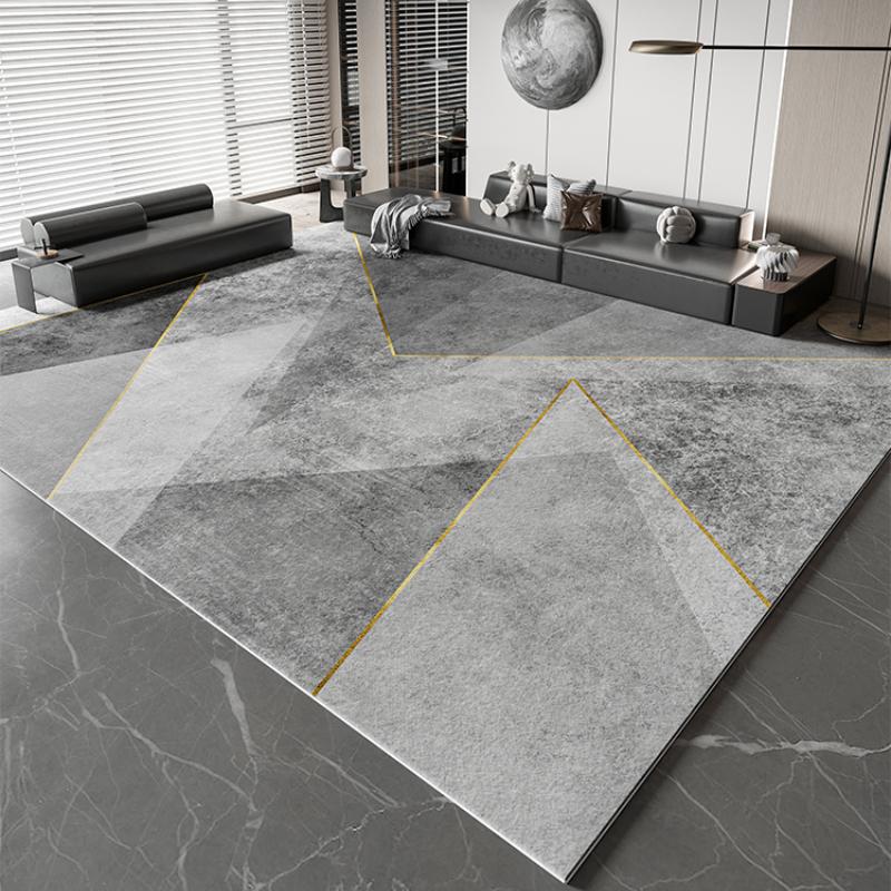 Light Luxury Study Rug Large Area Nordic Style Carpets for Living Room Minimalist Bedroom Decor Bedside Carpet Home Washable Mat