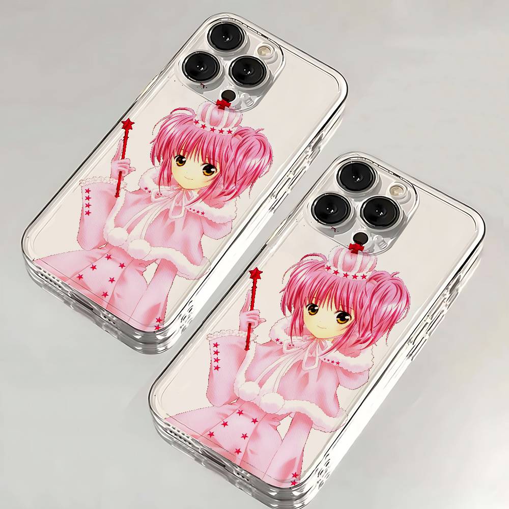 Anime s-Shugo c-Chara Luxury Transparent  phone case for iPhone 17 16 15 Pro Max 14 13 12 11