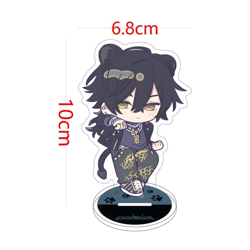 Anime Paradox Live Sugasano Aren Yon Hajun Acrylic Stand Keychain Figure Model Plate Desk Decor Standing Sign Fans Birthday Gift