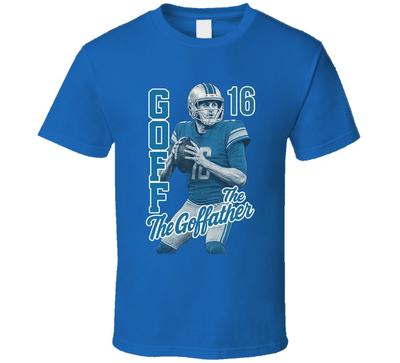 Jared Goff Retro Look Sports Fan T Shirt Mens Womens Tees Top