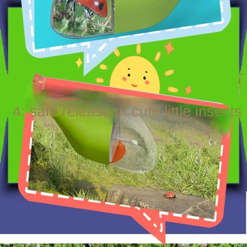 2 buc Captură Insecte Portabil Transparent pentru Interior și Exterior Jucărie pentru Copii Observator Insecte Tip Apăsare pentru Explorare în Aer Liber